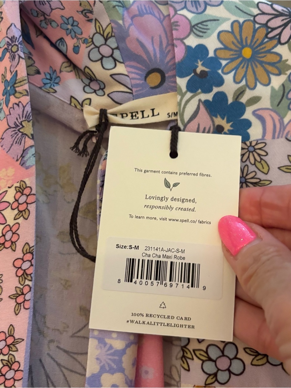 Spell & The Gypsy Collective Renew Patchwork Robe Duster - Picture 6 of 6